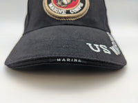 United States Marine Corps Ballcap - Black Emblem