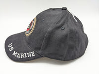 United States Marine Corps Ballcap - Black Emblem