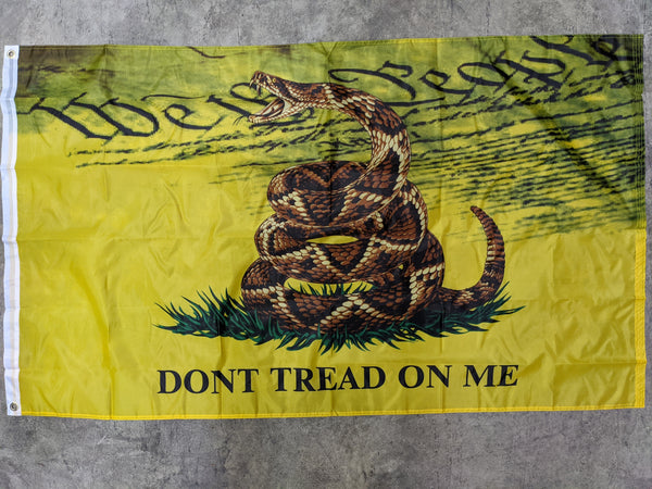 3'x 5' Flag- Dont Tread On Me - We The People - Gadsden Flag