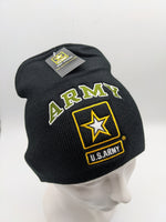 Licensed United States Army Beanie Hat Cap - ARMY - Army Star Emblem