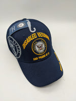 Licensed United States Navy Hat - Disabled Navy Veteran