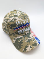 Let's Go Brandon - Embroidered Hat - Flag Bill Style 1