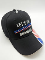 Let's Go Brandon - Embroidered Hat - Flag Bill Style 1