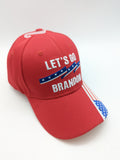 Let's Go Brandon - Embroidered Hat - Flag Bill Style 1