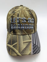 Let's Go Brandon - Embroidered Hat - Flag Bill Style 2