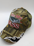 Fishing Fisherman Hat - Kiss My Bass - Embroidered