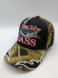 Fishing Fisherman Hat - Kiss My Bass - Embroidered