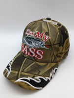 Fishing Fisherman Hat - Kiss My Bass - Embroidered