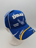 Licensed United States Air Force Hat - Emblem Wings Defending Freedom Since 1947 -Embroidered USAF