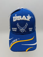 Licensed United States Air Force Hat - Emblem Wings Defending Freedom Since 1947 -Embroidered USAF