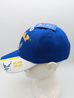 Licensed United States Air Force Hat - "WE OWN THE SKY" - Blue