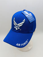 Licensed United States Air Force Emblem Wings Hat - Light Blue