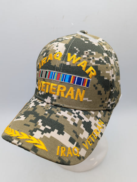 Iraq War Veteran Hat Ballcap - Digital Camo