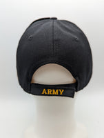 Licensed United States Army Hat Ballcap - Black - Star Emblem - Shadow Side