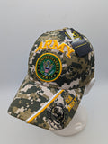 Licensed United States Army Hat - Emblem - U.S. Army - Eagle Emblem Bill Digital Camo