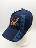 Licensed United States Navy Veteran Hat -Embroidered - Eagle Emblem