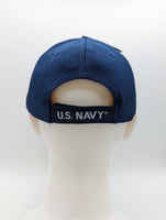 NEW - Licensed United States Navy Hat -Navy USA Flag - Eagle Bill -Embroidered