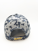 Licensed United States Navy Hat- U.S. Navy - Embroidered - Digital Camo Blue