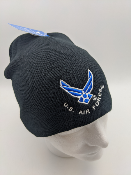 Licensed United States Air Force Beanie Hat Cap - U.S. Air Force - Emblem Wings