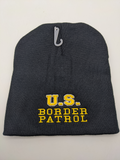 U.S. Border Patrol Beanie Hat Cap - Black