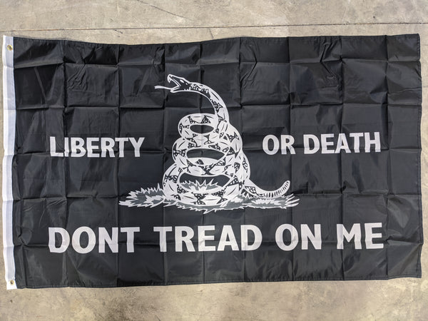 Liberty Or Death Don't Tread On Me Gadsden Flag