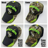 Fishing Fisherman Hat - Perfect Catch - Bass - Embroidered