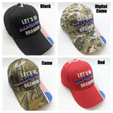 Let's Go Brandon - Embroidered Hat - Flag Bill Style 1